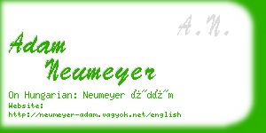 adam neumeyer business card